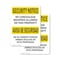 Signmission No Concealed Weapons Bilingual OSHA Security Notice Sign, Vinyl Decal, 7in W x 10in L, 2PK OS-2PACK-SN-D-710-L-11584 - alternate 1